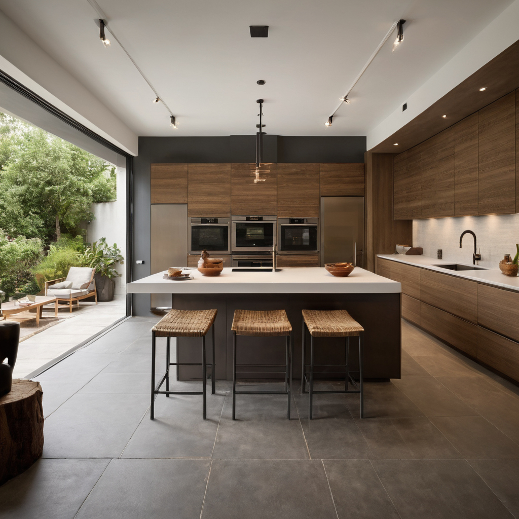 Calculate pendant spacing from shade edges before locating ceiling boxes shown in a luxury residential interior